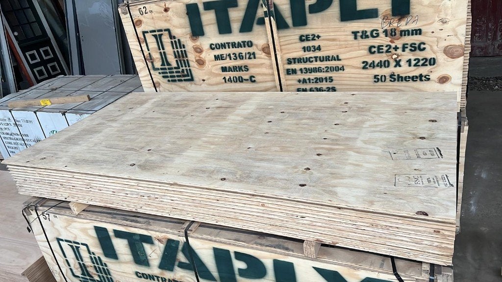 Nieuwe underlayment platen 244cmx122cmx18mm per m2 € 10,06, Ophalen, Nieuw, Hout, Minder dan 20 mm