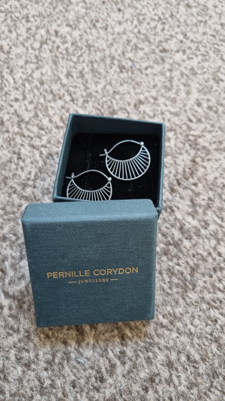 Pernille Corydon zilveren oorbellen, Hangers, Nieuw, Ophalen of Verzenden, Zilver