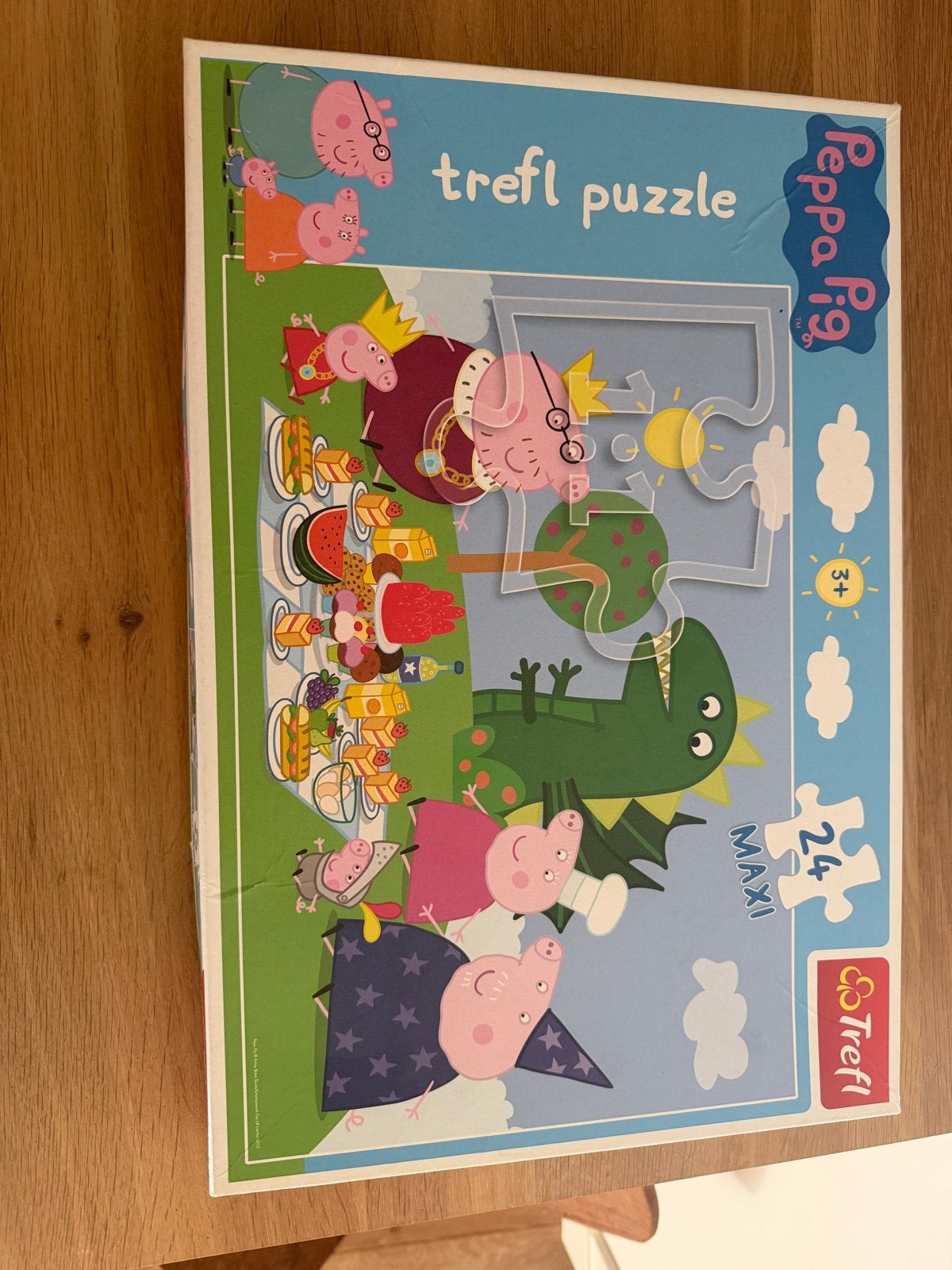 Trefl Peppa Pig Maxi Puzzel 24 stukjes - Zo goed als nieuw, Kinderen en Baby's, Ophalen of Verzenden, 10 tot 50 stukjes, Zo goed als nieuw
