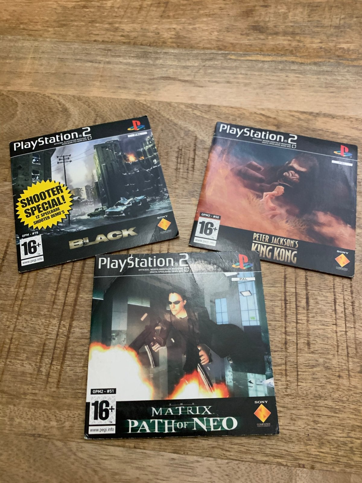 PS2 Demo Games: Black, King Kong, Matrix Path of Neo, Gebruikt, Shooter, 1 speler, Ophalen of Verzenden