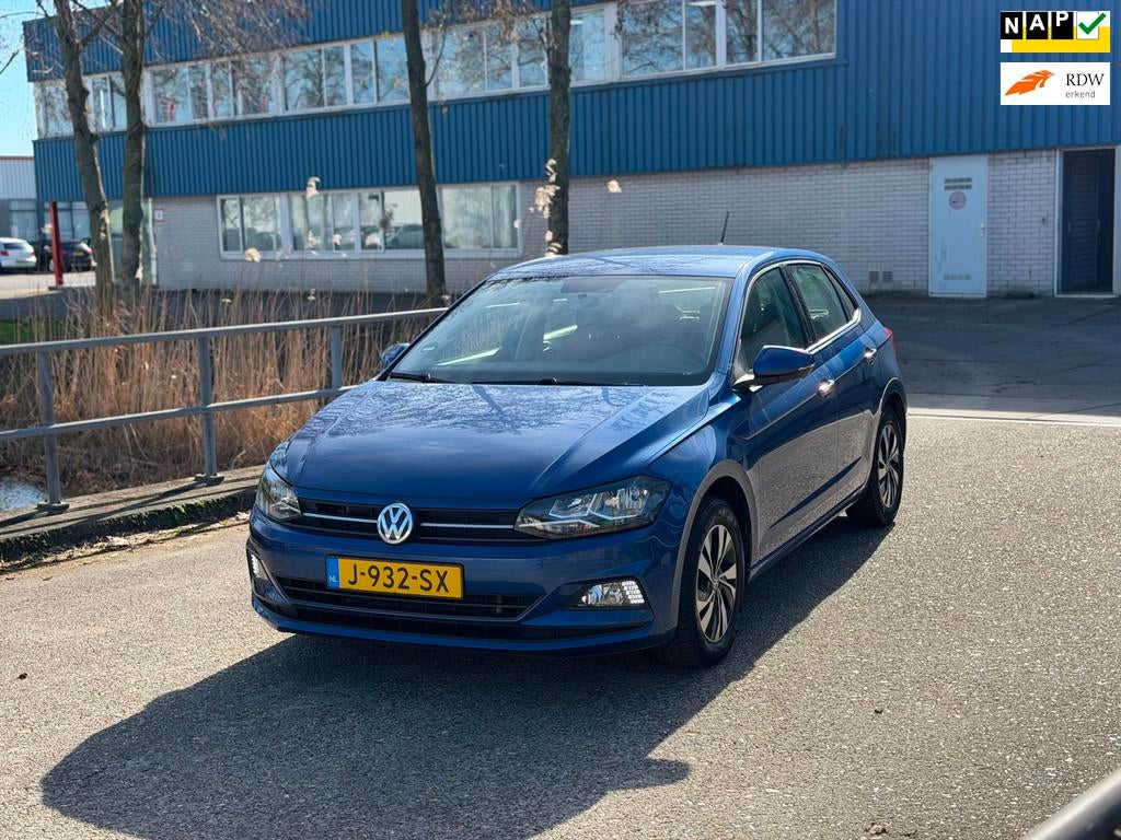Volkswagen Polo 1.0 TSI Comfortline!2020!Carplay!Lm.velgen!, Gebruikt, Euro 6, 95 pk, Blauw
