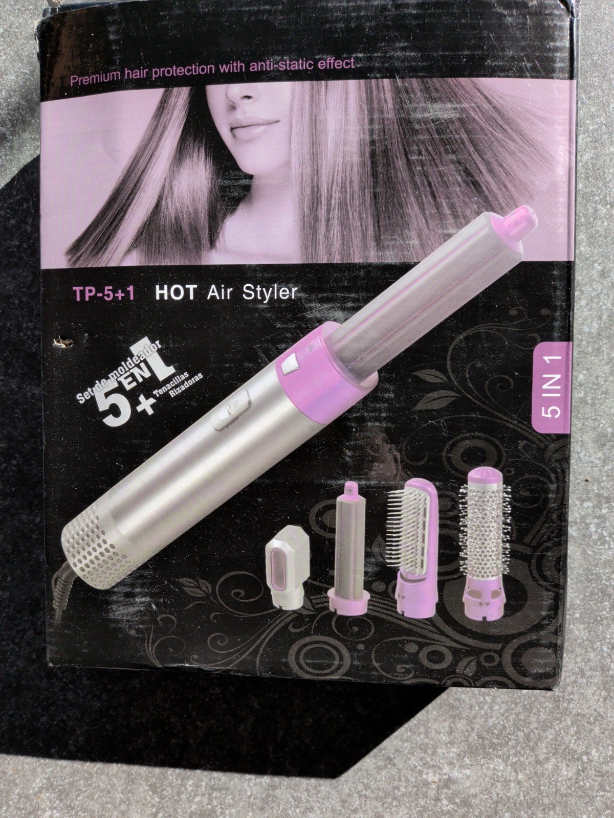 Nieuwe 5-in-1 Air Styler - Föhn, Krultang, Borstel, Ophalen of Verzenden, Nieuw, Haarverzorging