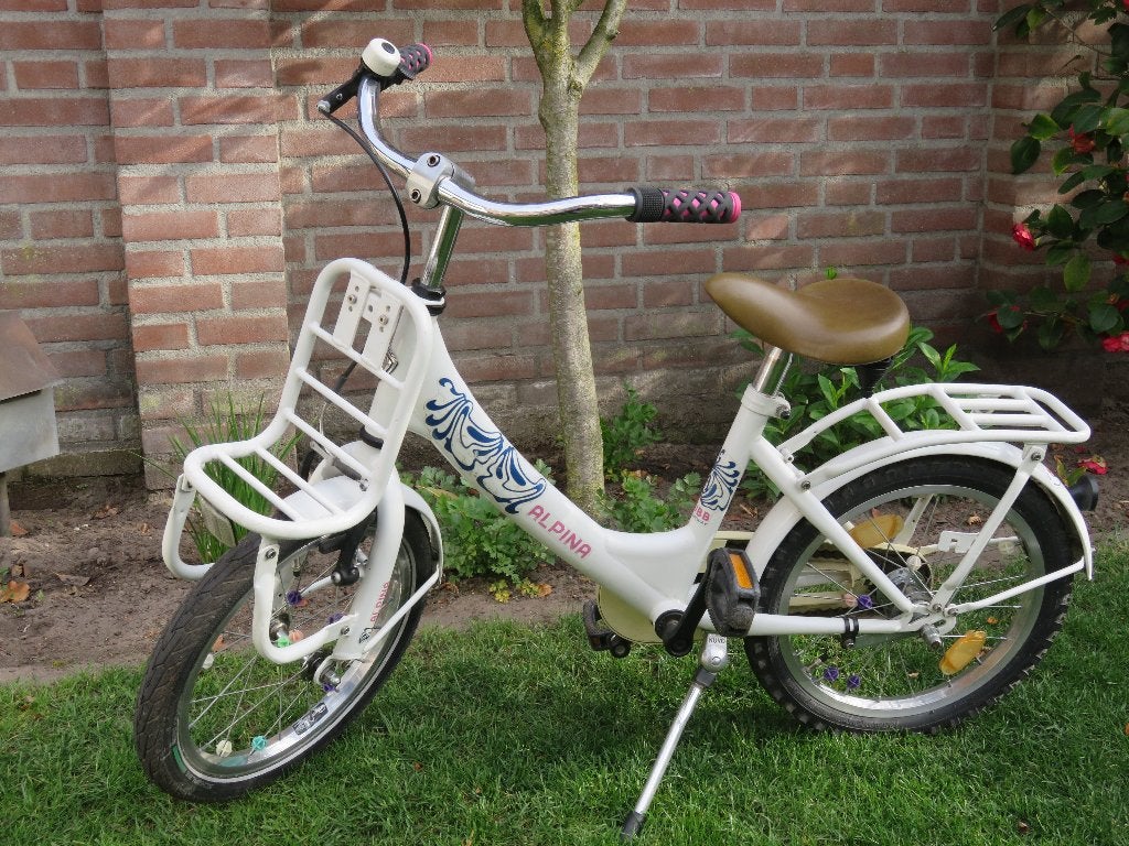kinderfiets 12 inch, Fietsen en Brommers, Fietsen | Kinderfietsjes, Ophalen, Terugtraprem, Gebruikt, ALPINA