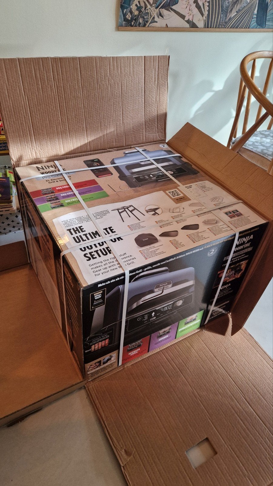 Ninja Woodfire Pro Connect XL – nieuw in doos, Ophalen, Nieuw, Ninja