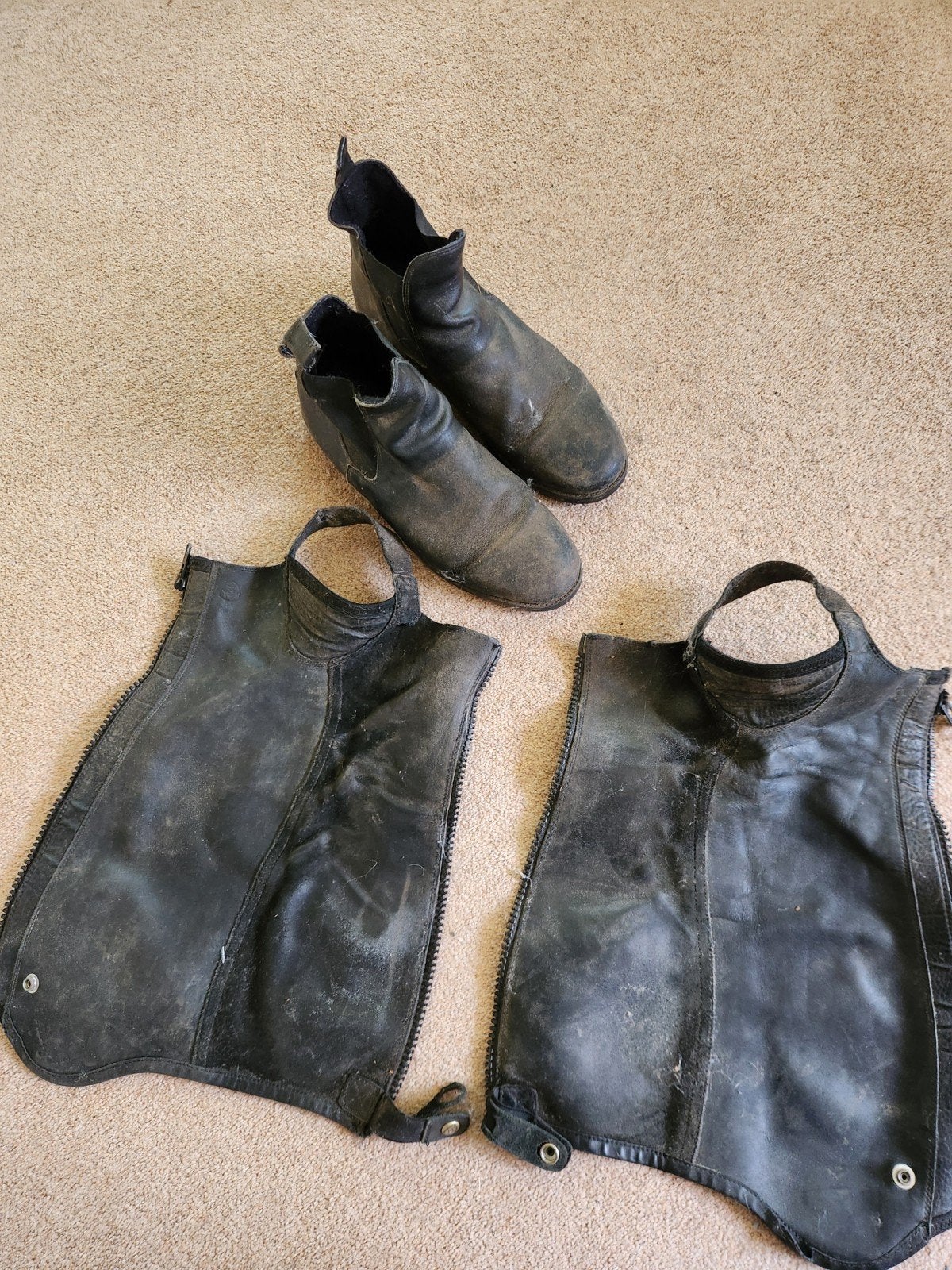 Jodhpurs met Chaps leer, Ophalen of Verzenden, Zo goed als nieuw