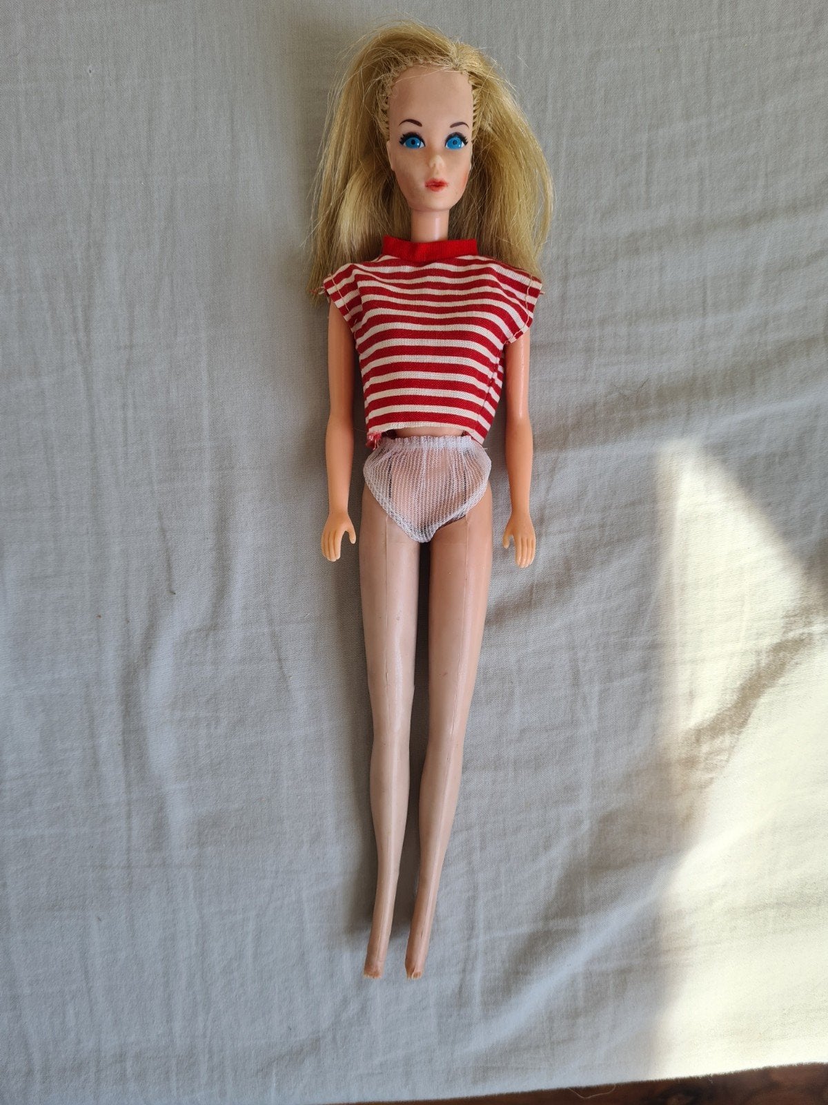 vintage BARBIE Mattel pop uit 1956, Ophalen of Verzenden, Barbie
