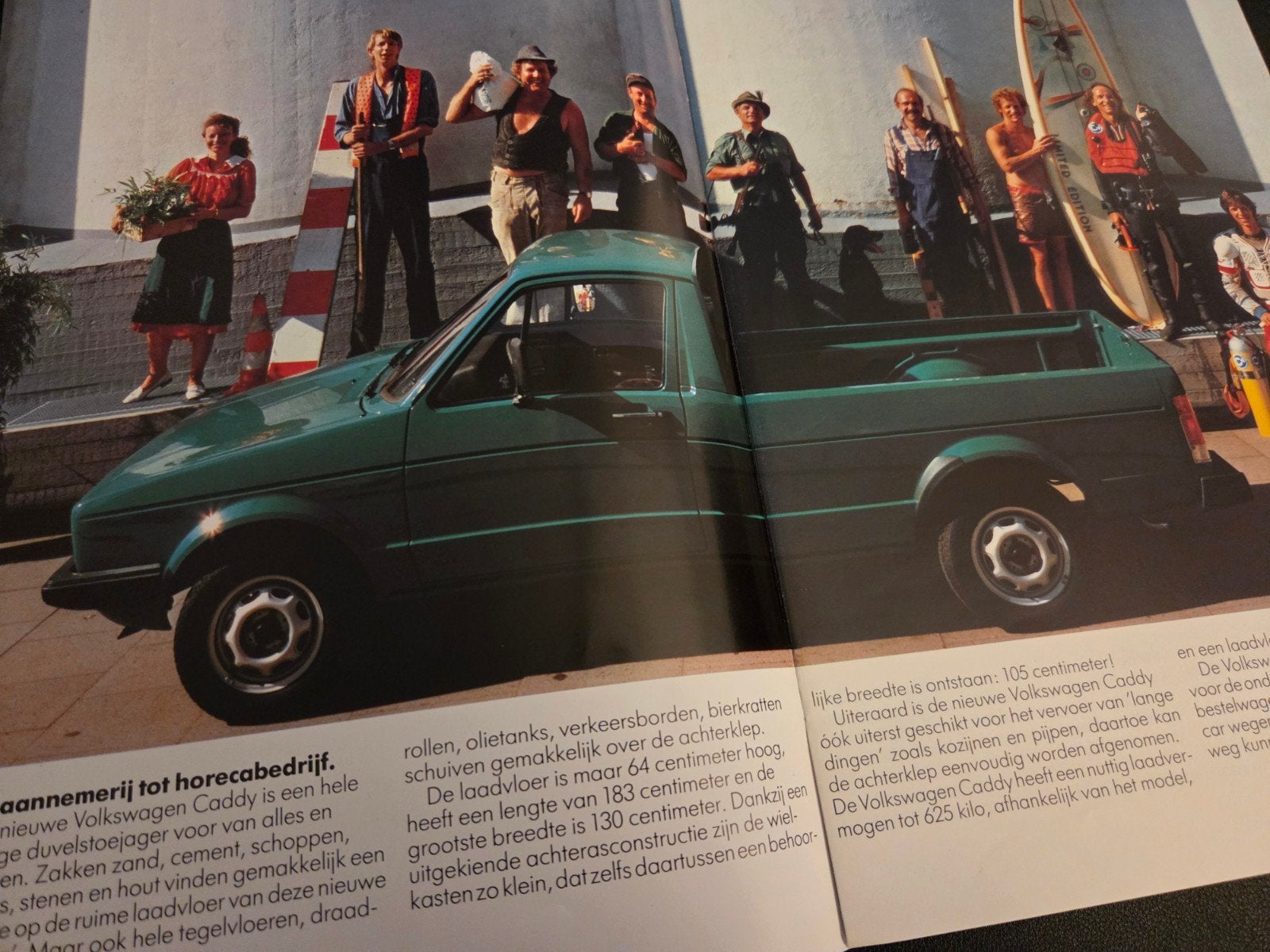 Brochure Volkswagen Caddy 1983, Ophalen of Verzenden, Zo goed als nieuw, Volkswagen