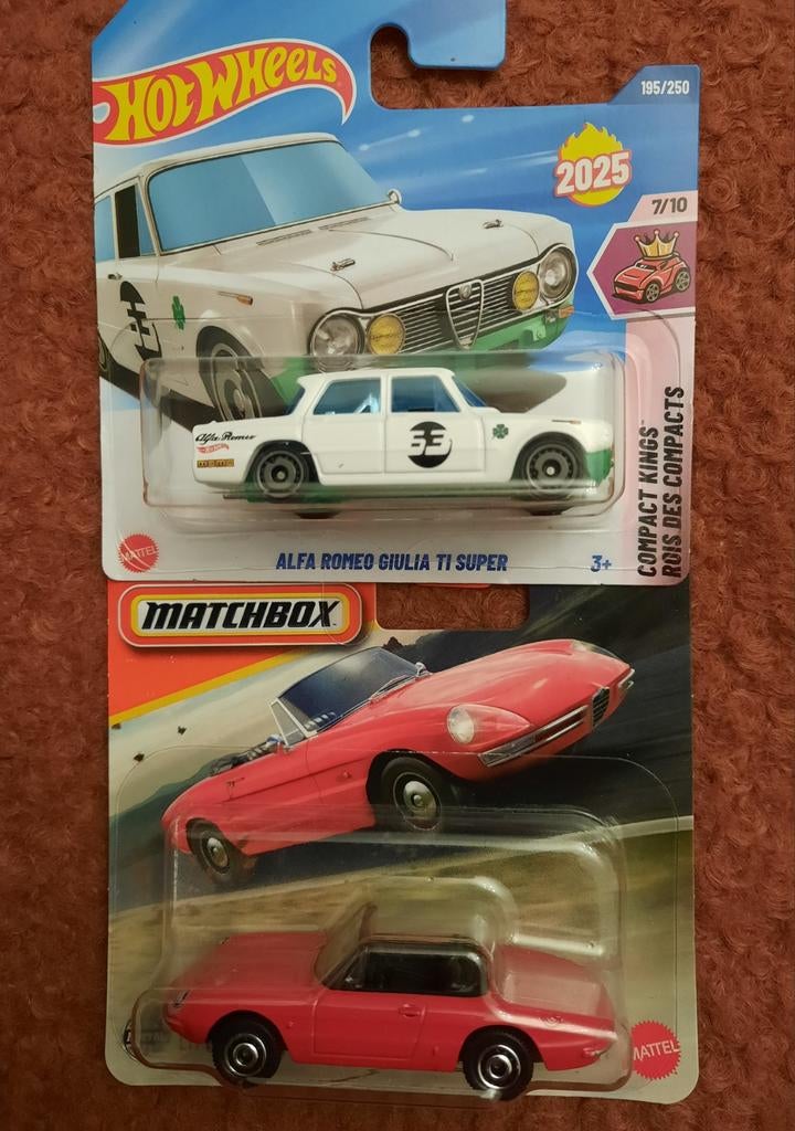 Hot Wheels & Matchbox Alfa Romeo modelauto's, Ophalen of Verzenden, Nieuw, Overige typen