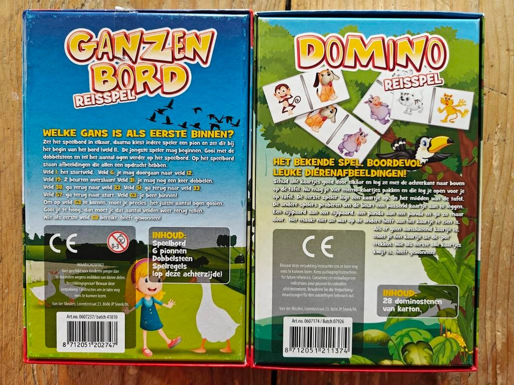 2 Kinder reisspellen., Clown Games., Clown Games., Nieuw, Clown Games.