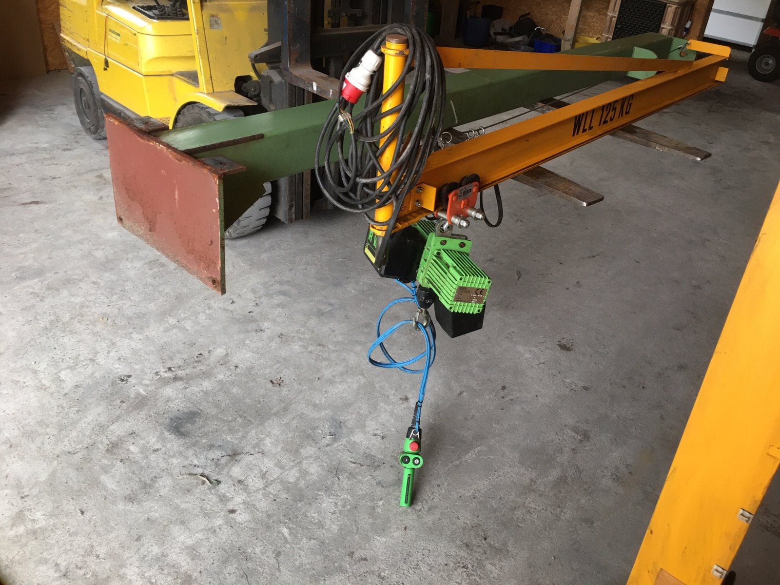 Kolomzwenkkraan Zwenkkraan 125 kg, Doe-het-zelf en Verbouw, Lieren en Takels, Ophalen, Gebruikt