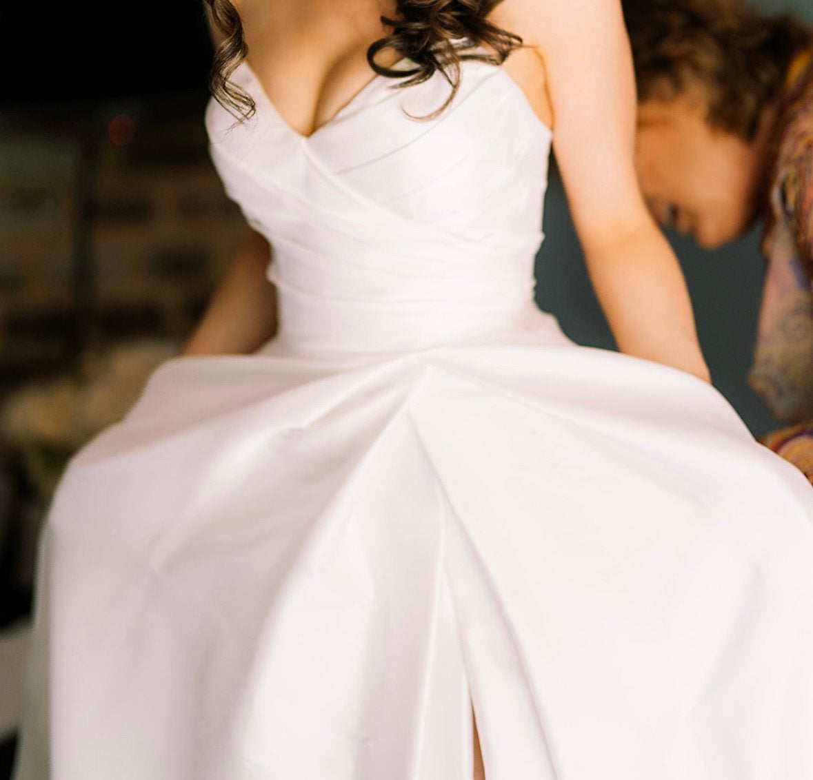 Trouwjurk Mori Lee - maat xs/s, Ophalen of Verzenden, Zo goed als nieuw, Wit, Trouwjurk