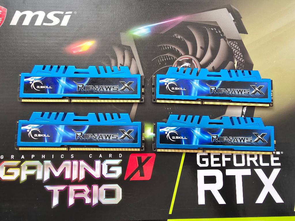 16GB DDR3 G skill F3-12800CL9Q-16GBXM, DDR3, Ophalen of Verzenden, Zo goed als nieuw, Desktop