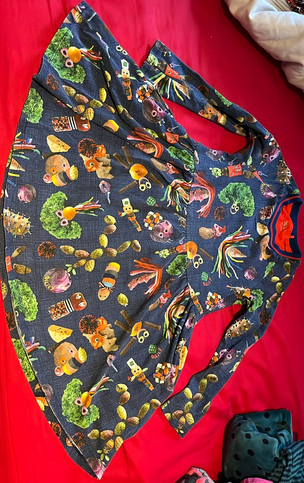 Jurk Oilily maat 116 met zakjen en lange mouwen, Ophalen of Verzenden, Zo goed als nieuw, Meisje, Jurk of Rok