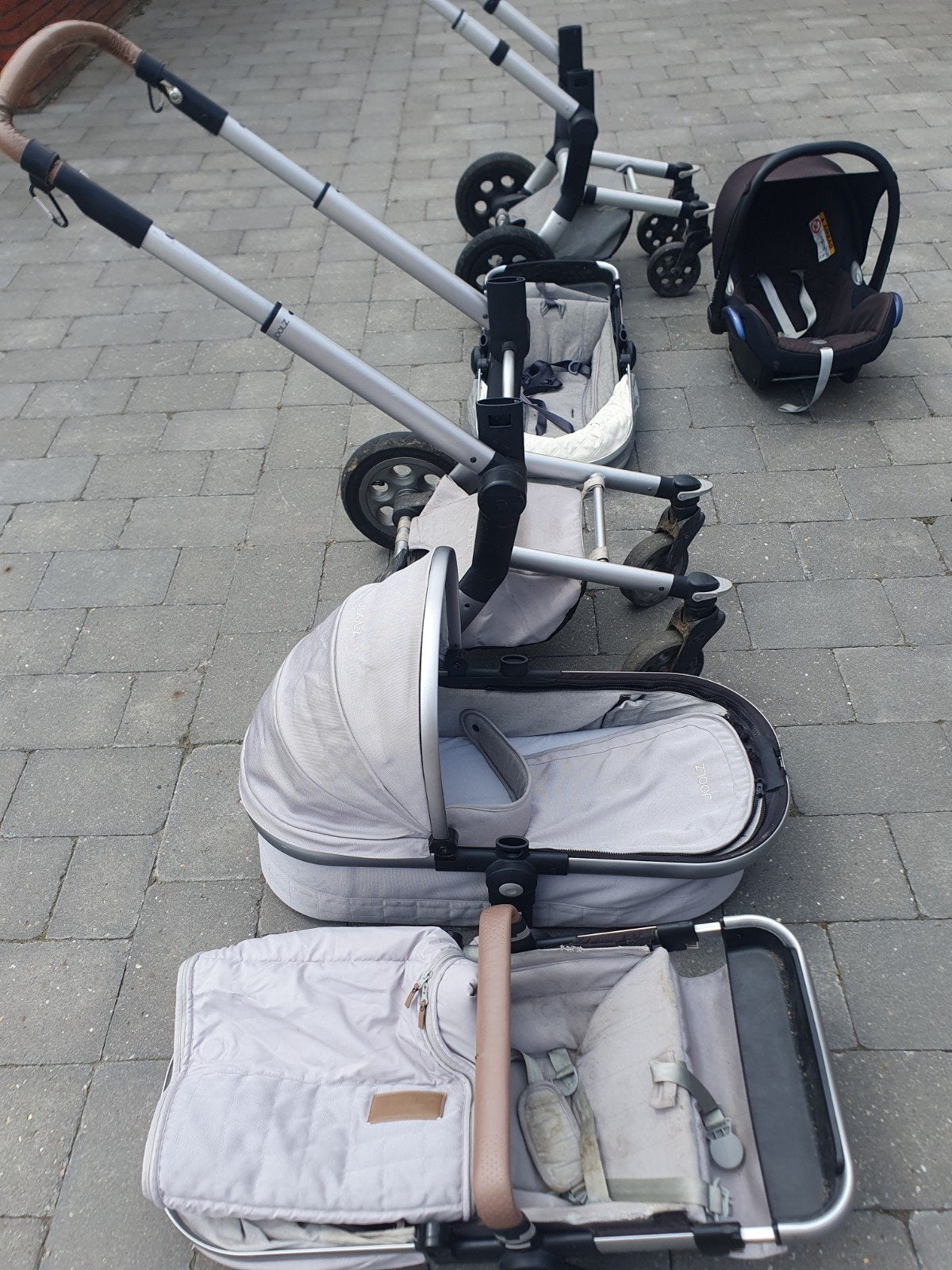 Joolz Day 1 kinderwagen set met accessoires, Overige merken, Gebruikt, Luchtbanden, Ophalen of Verzenden