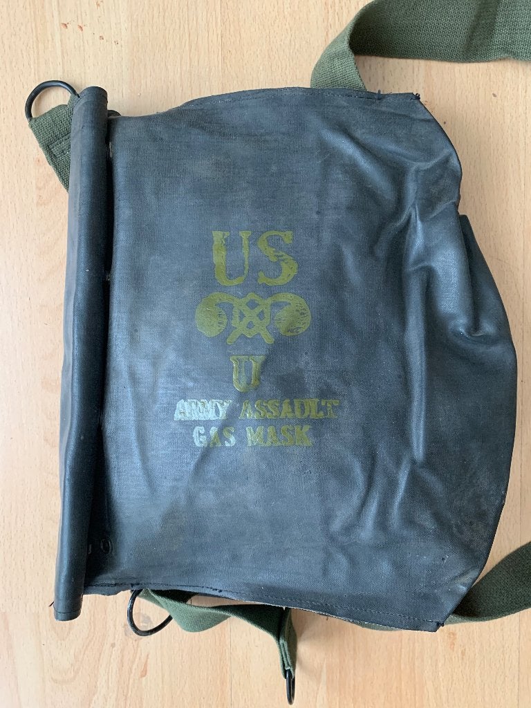 US gasmasker. Airborne, d-day. Amerikaans, Ophalen of Verzenden, Amerika