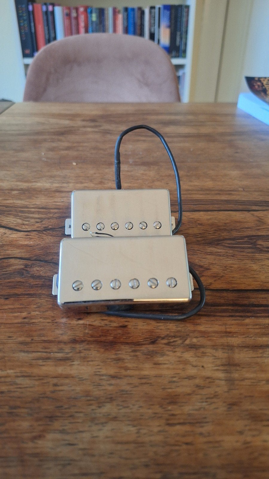 Seymour Duncan SH-1B en SH-1N Humbucker Set Nickel, Ophalen of Verzenden, Zo goed als nieuw, Elektrische gitaar