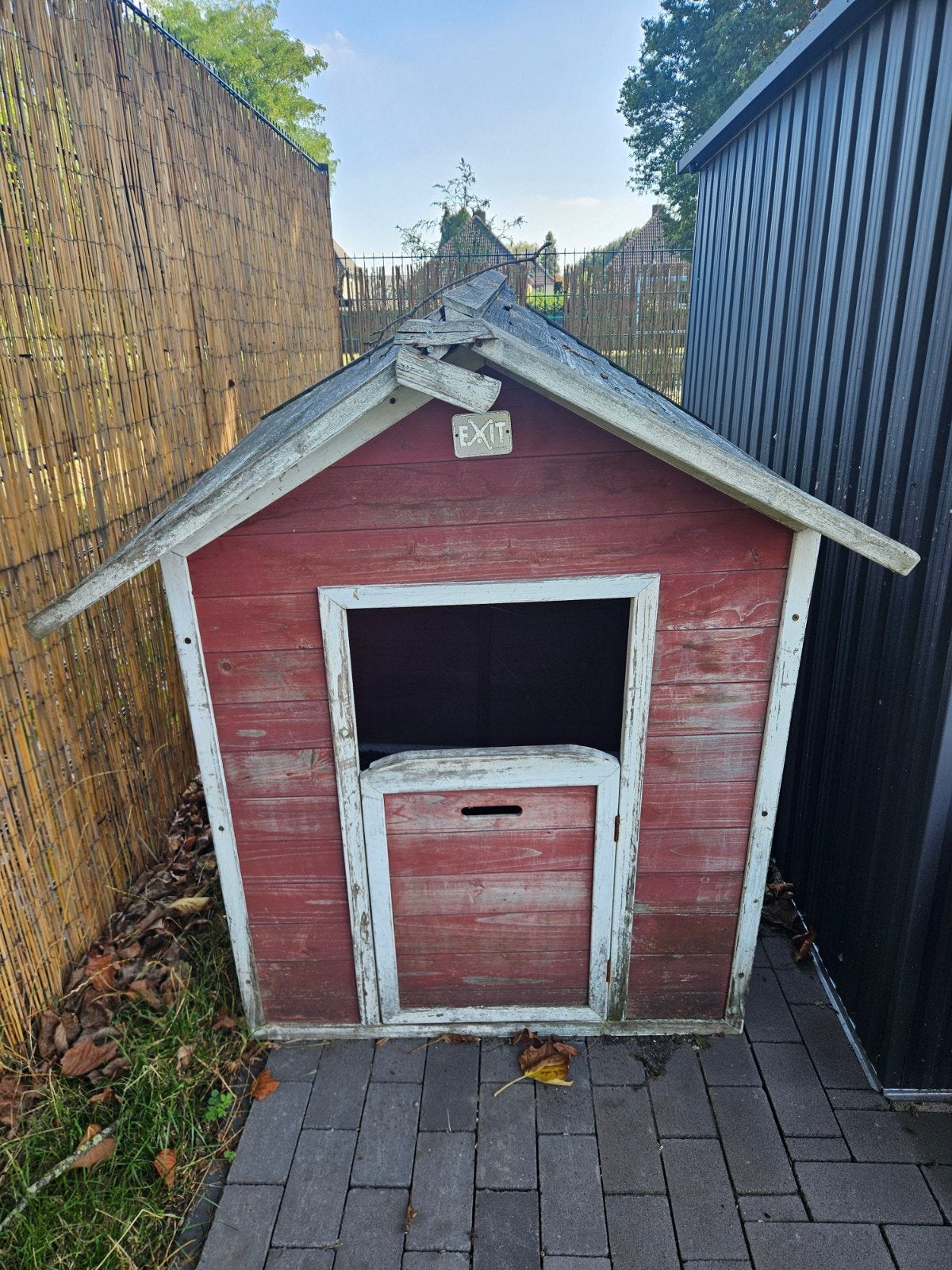 speelhuisje exit, gratis ophalen, Ophalen, Gebruikt, Hout