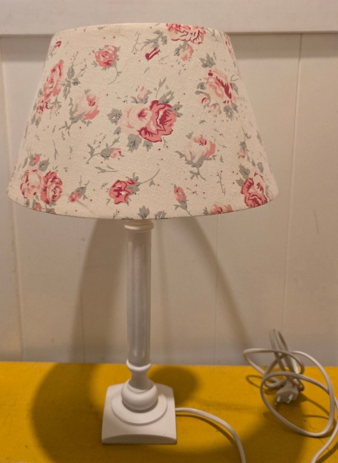 Brocant/landelijk tafellampje, Ophalen of Verzenden, Minder dan 50 cm