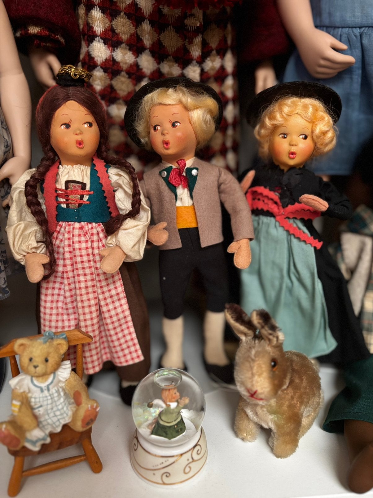 Drie poppen BAITZ Made in Austria, Verzenden, Gebruikt, Pop