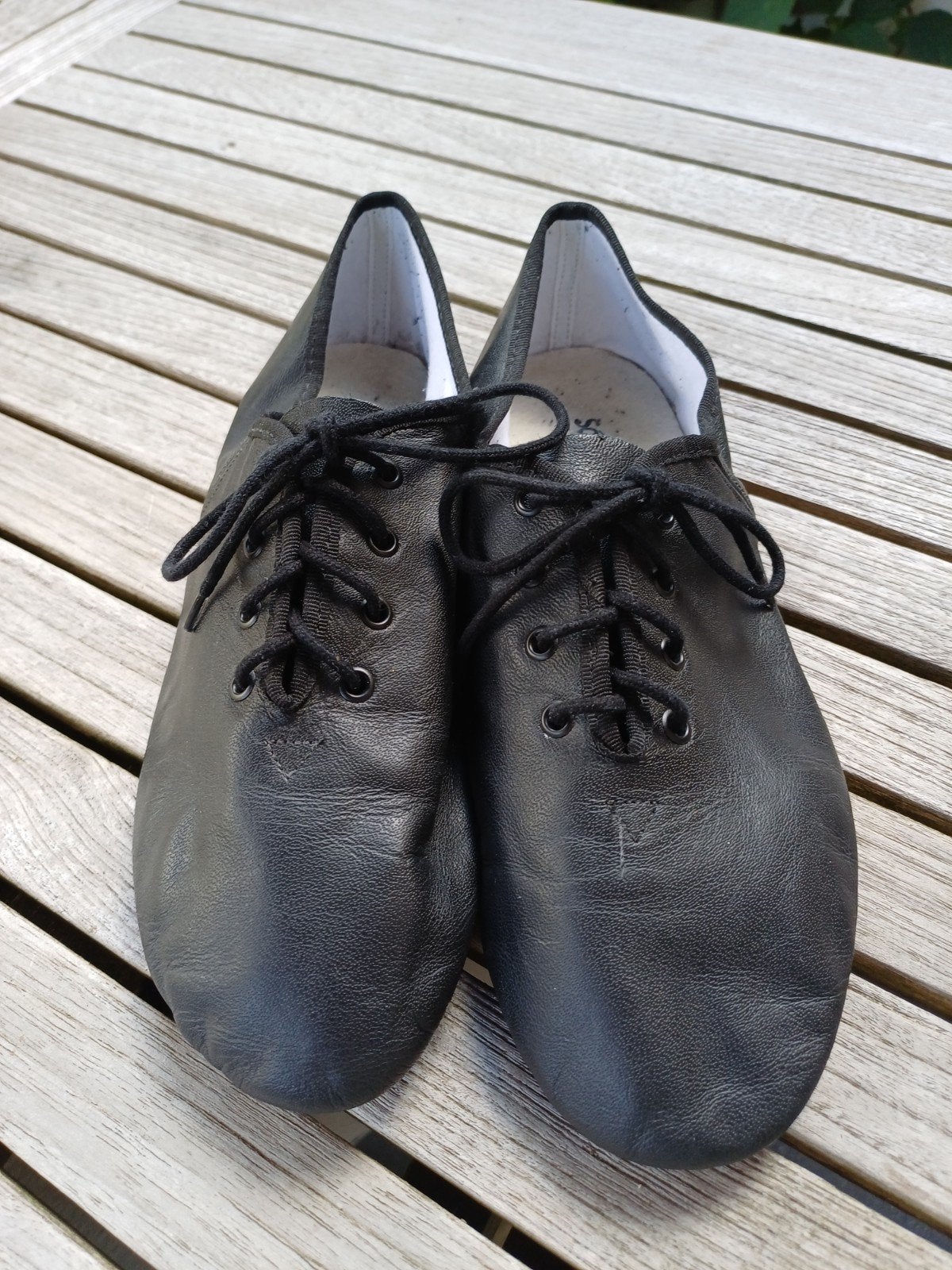 SoDanca Jazzschoenen JZE09/A - Zwart Leer, Maat 5 1/2, Ophalen of Verzenden, Schoenen