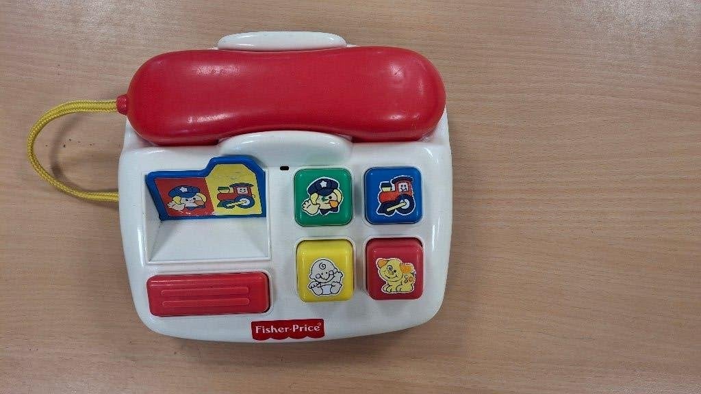 Fisher price telefoon, Kinderen en Baby's, Speelgoed | Fisher-Price, Ophalen, Gebruikt, Overige typen, Met geluid
