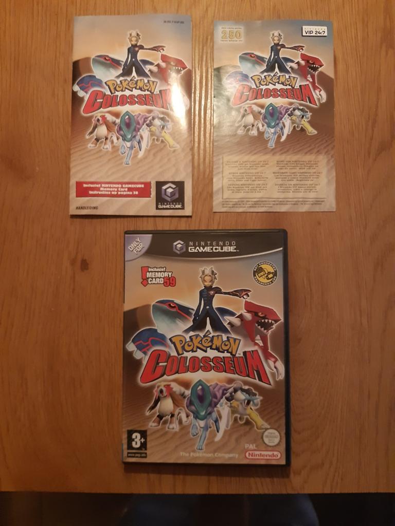 Pokémon Colosseum -  GameCube (Inclusief handleiding, Ophalen, Gebruikt, 1 speler, Role Playing Game (Rpg)