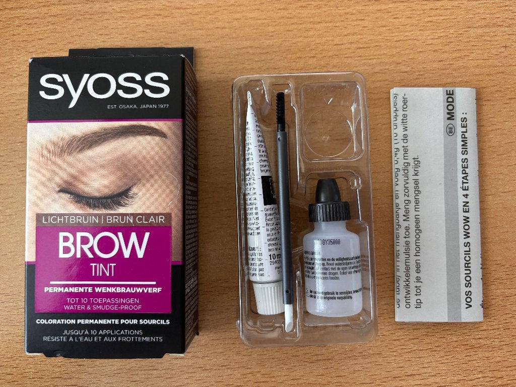 Syoss Brow Tint Lichtbruin - Nieuw in doos, Ophalen, Ogen, Bruin, Nieuw