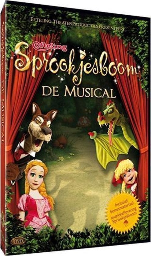 Efteling Sprookjesboom De Musical DVD, Cd's en Dvd's, Show, Bonusmateriaal, Verzenden, Alle leeftijden
