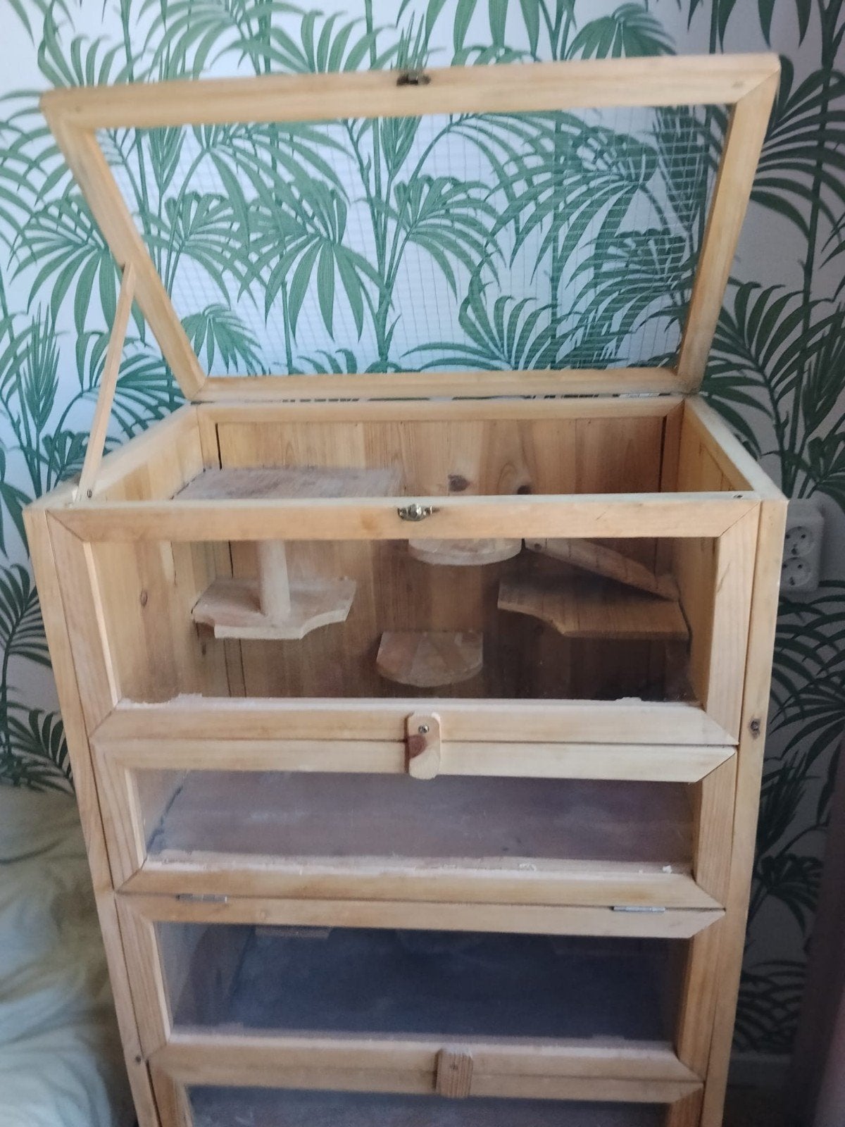 Mooi hamster hok met 2 verdiepingen, Ophalen of Verzenden, Gebruikt, Overige typen