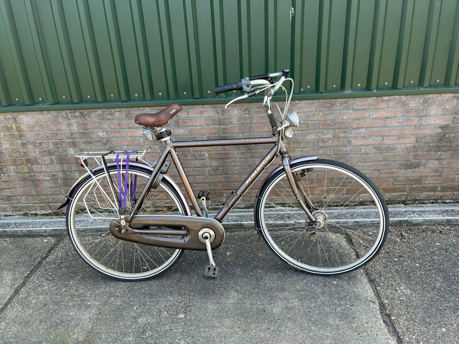 Raleigh Maddox herenfiets, Gebruikt, Versnellingen, 57 tot 61 cm, Trommelrem