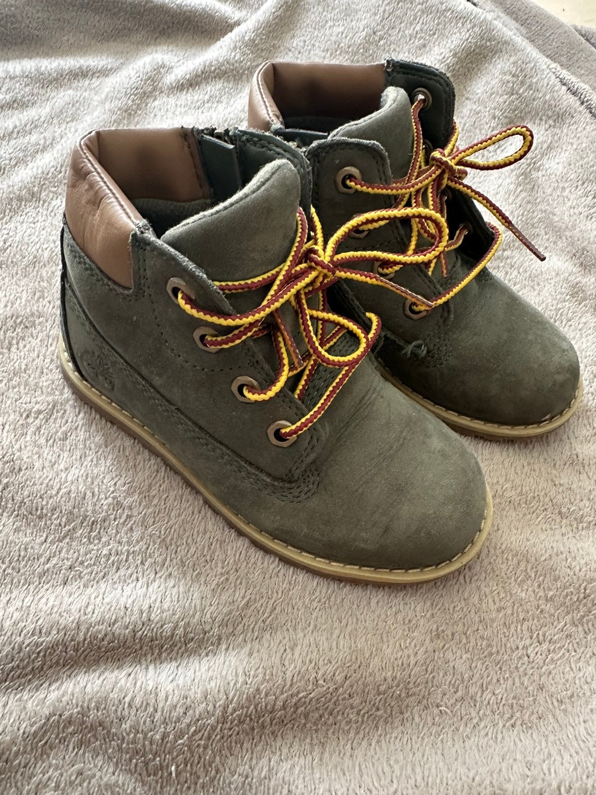 Timberland veterboots maat 27 - Groen, Gebruikt, Jongetje of Meisje, Laarsjes, Ophalen of Verzenden