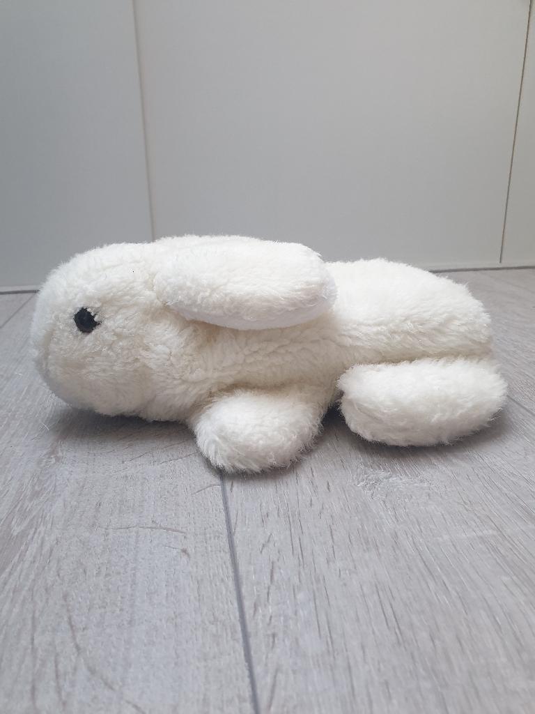 Knuffel, Ophalen of Verzenden, Zo goed als nieuw, Wit, Konijn