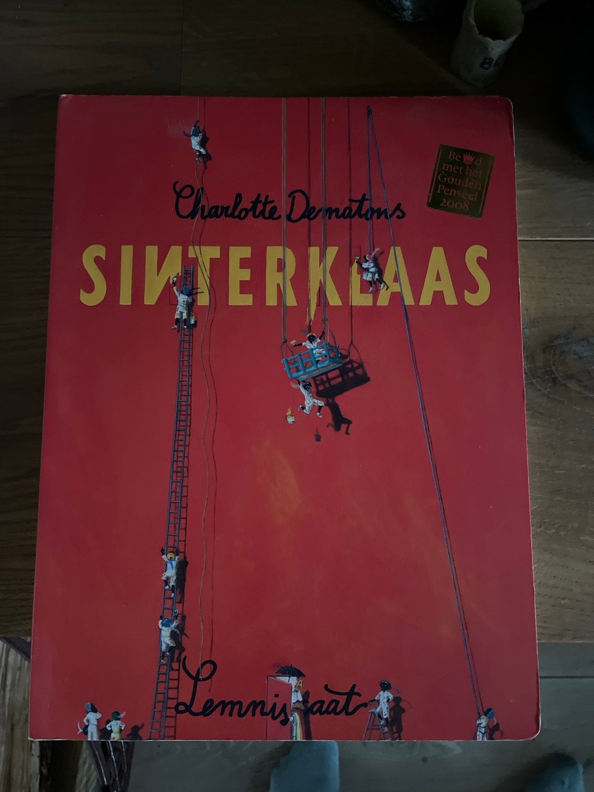 Sinterklaas biek Charlotte Dematons karton groot, Ophalen of Verzenden, Gebruikt
