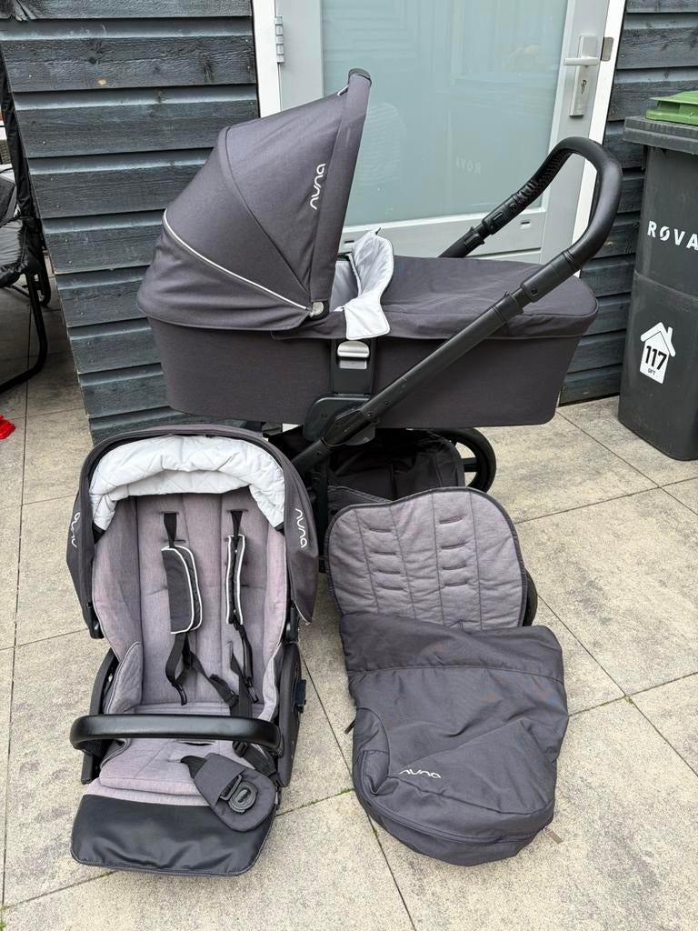 Nuna Mixx kinderwagen, Kinderen en Baby's, Kinderwagens en Combinaties, Gebruikt, Combiwagen, Verstelbare duwstang, Ophalen