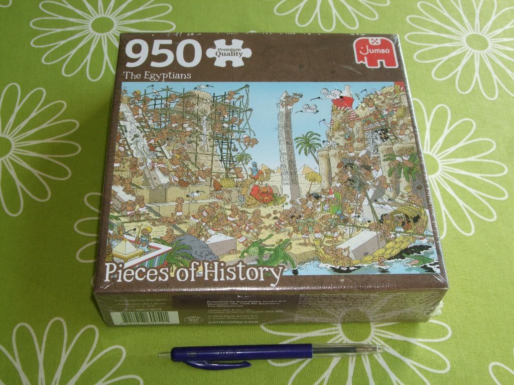 Nieuw in seal: Pieces of History - The Egyptians, Ophalen of Verzenden, 500 t/m 1500 stukjes, Nieuw, Legpuzzel