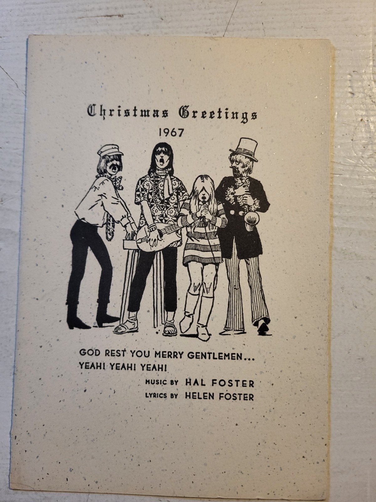 hal foster prince valiant kerstkaart 1967, Ophalen of Verzenden, Overige figuren