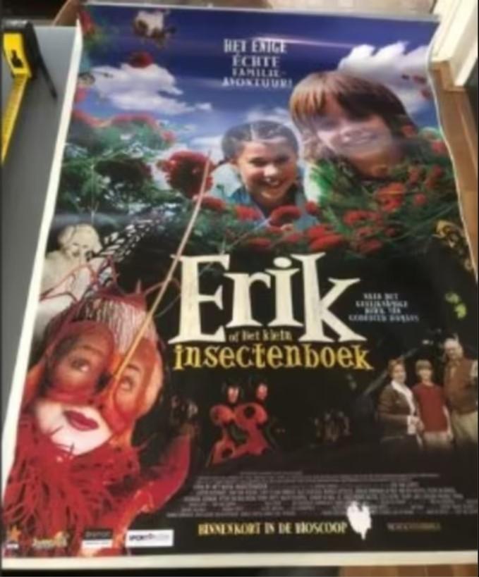 Erik of het klein insectenboek filmposter, Eén stripboek, Ophalen of Verzenden, Zo goed als nieuw