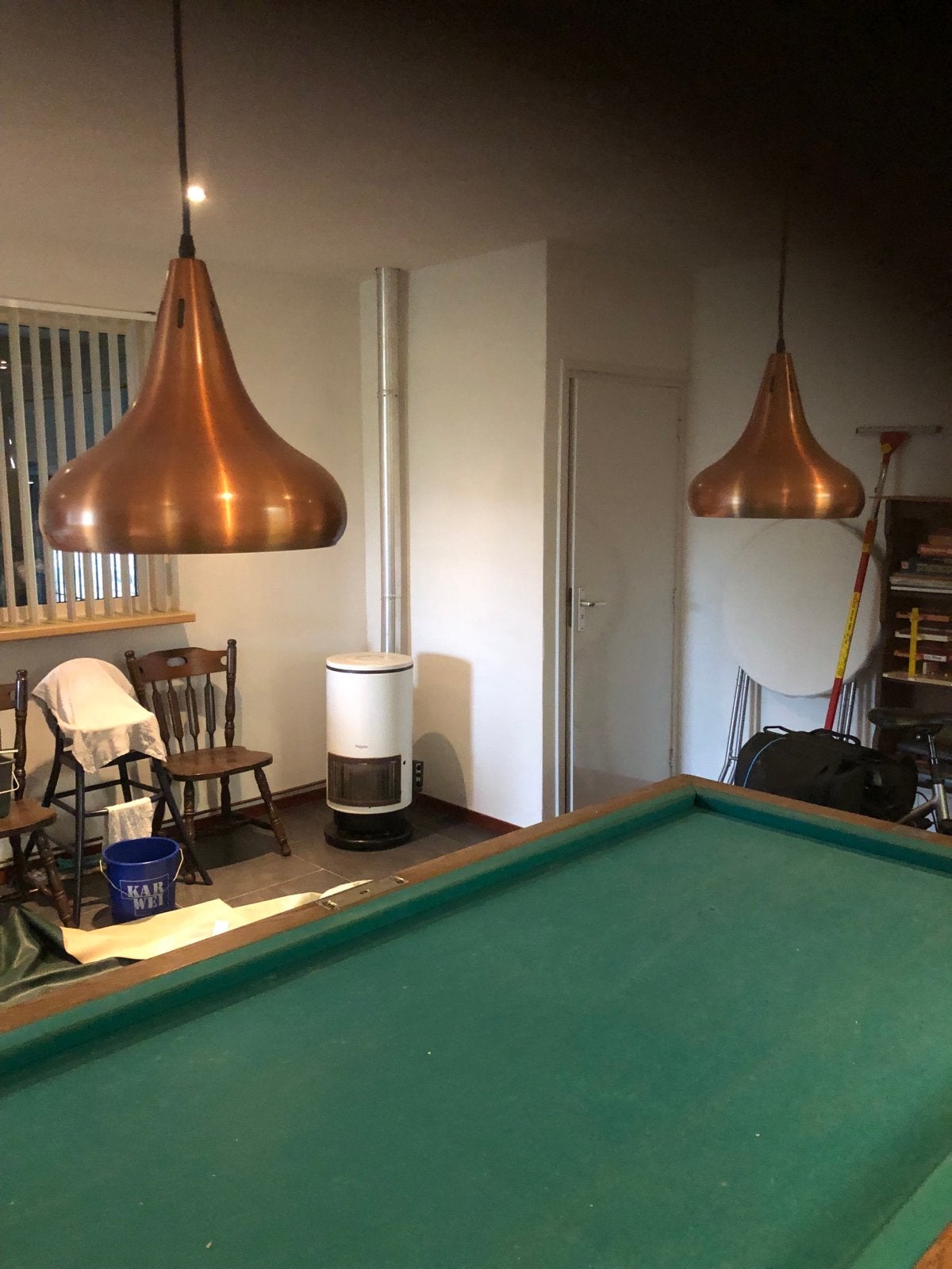 Antieke Biljarttafel met Accessoires - A.P.C. Roothaert, Ophalen of Verzenden, Gebruikt, Biljarttafel