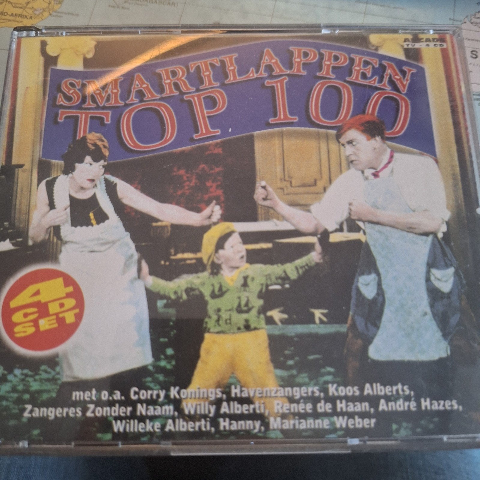 Smartlappen Top 100 - 4 CD Set met bekende artiesten, Cd's en Dvd's, Gebruikt, Boxset, Ophalen of Verzenden, Levenslied of Smartlap