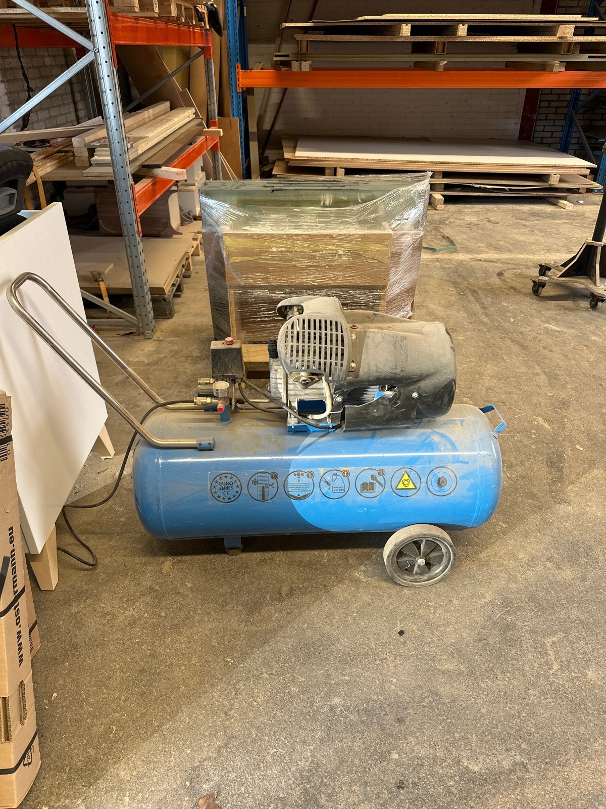 Airpress HL 425-100 Compressor - Defect, wordt heet, Ophalen, Gebruikt, 200 tot 400 liter/min, Mobiel
