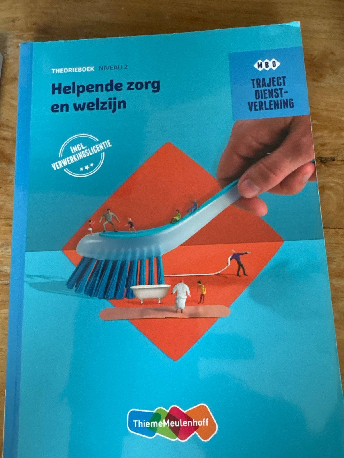Theorieboek Helpende zorg en welzijn Niveau 2 MBO, Ophalen of Verzenden, Zo goed als nieuw, MBO