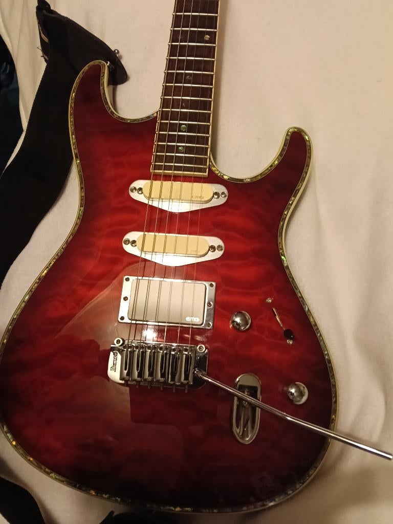 Ibanez sa 360 qm emg pickups, Ophalen, Gebruikt, Solid body, Ibanez