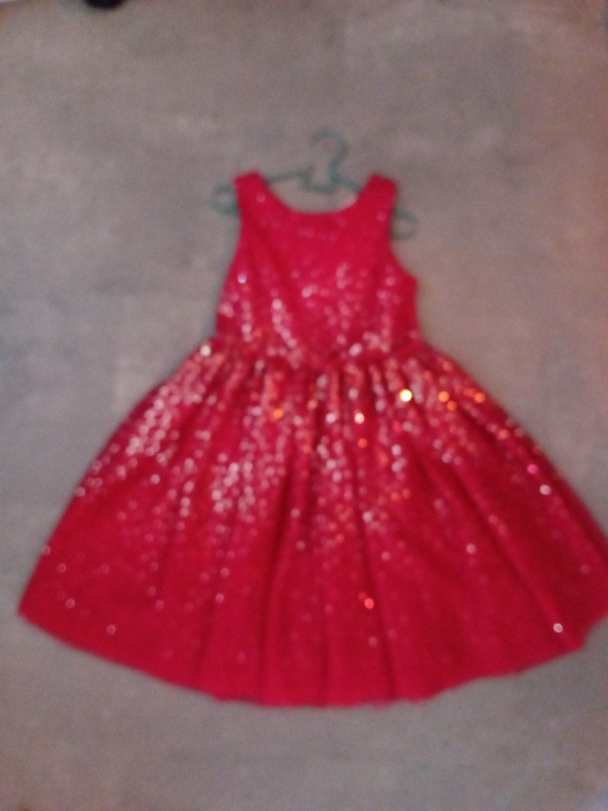 rode feestjurk meisje H&M 7-8 jaar 128, Ophalen of Verzenden, Zo goed als nieuw, Meisje