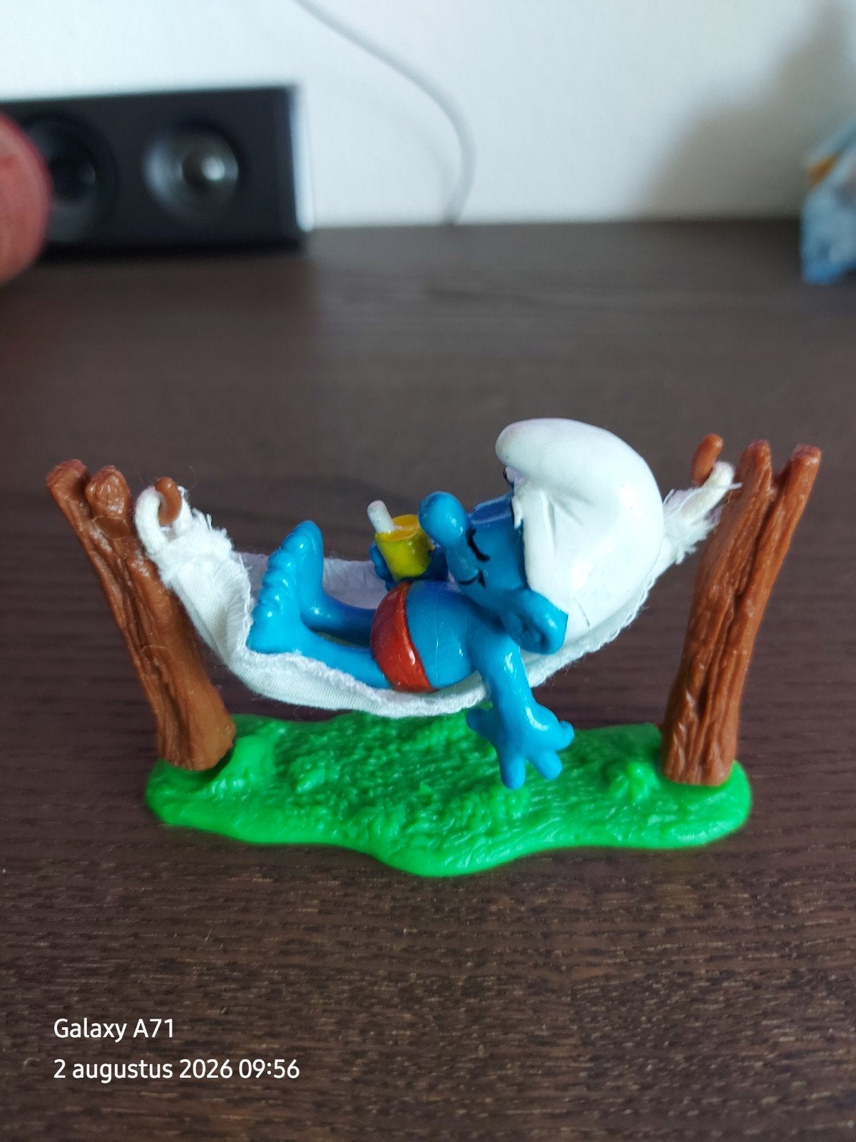 smurfen smurf in hangmat, Verzamelen, Verzenden, Zo goed als nieuw, Verschillende Smurfen