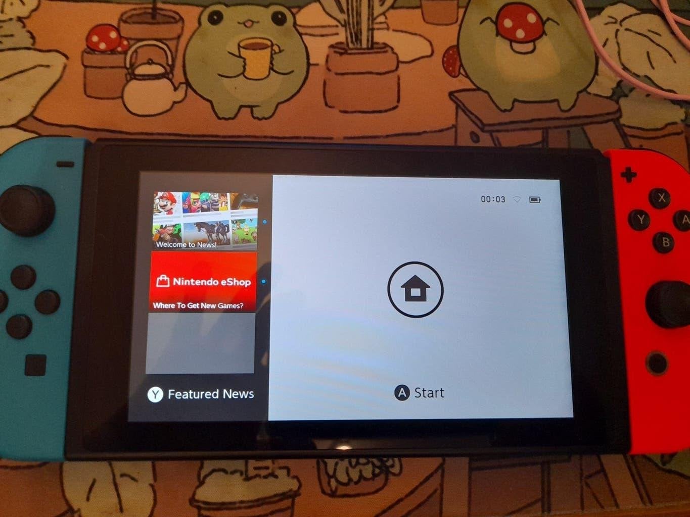 Nintendo switch v2 console krasvrij !, Spelcomputers en Games, Spelcomputers | Nintendo Switch, Zo goed als nieuw, Switch 2019 Upgrade