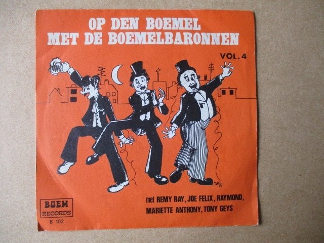 s0078 boemelbaronnen - op den boemel met de boemelbaronnen, Ophalen, Gebruikt, 7 inch, Overige genres