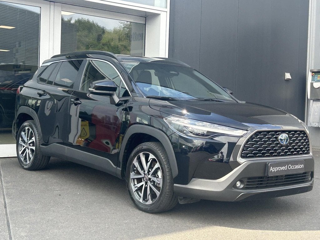 Toyota Corolla Cross 2.0 High Power Hybrid Dynamic Navigatie, Auto's, Toyota, 196 pk, Gebruikt, 4 cilinders, Leder en Stof