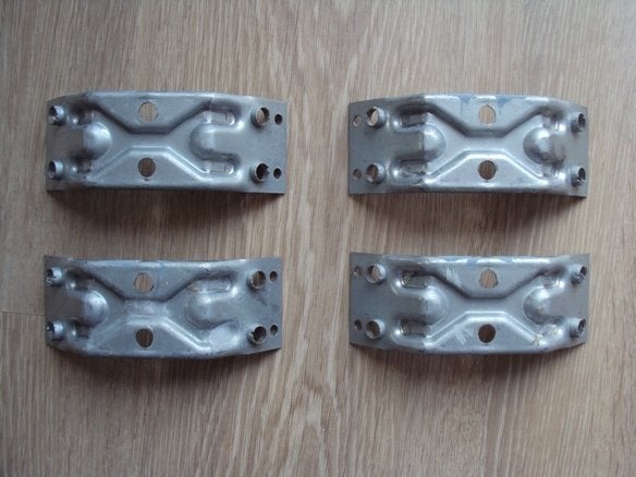 grote hoekijzers, versteviging, montagehulp, verzinkt zgan, Doe-het-zelf en Verbouw, Ophalen of Verzenden, Zo goed als nieuw, 100 tot 250 mm