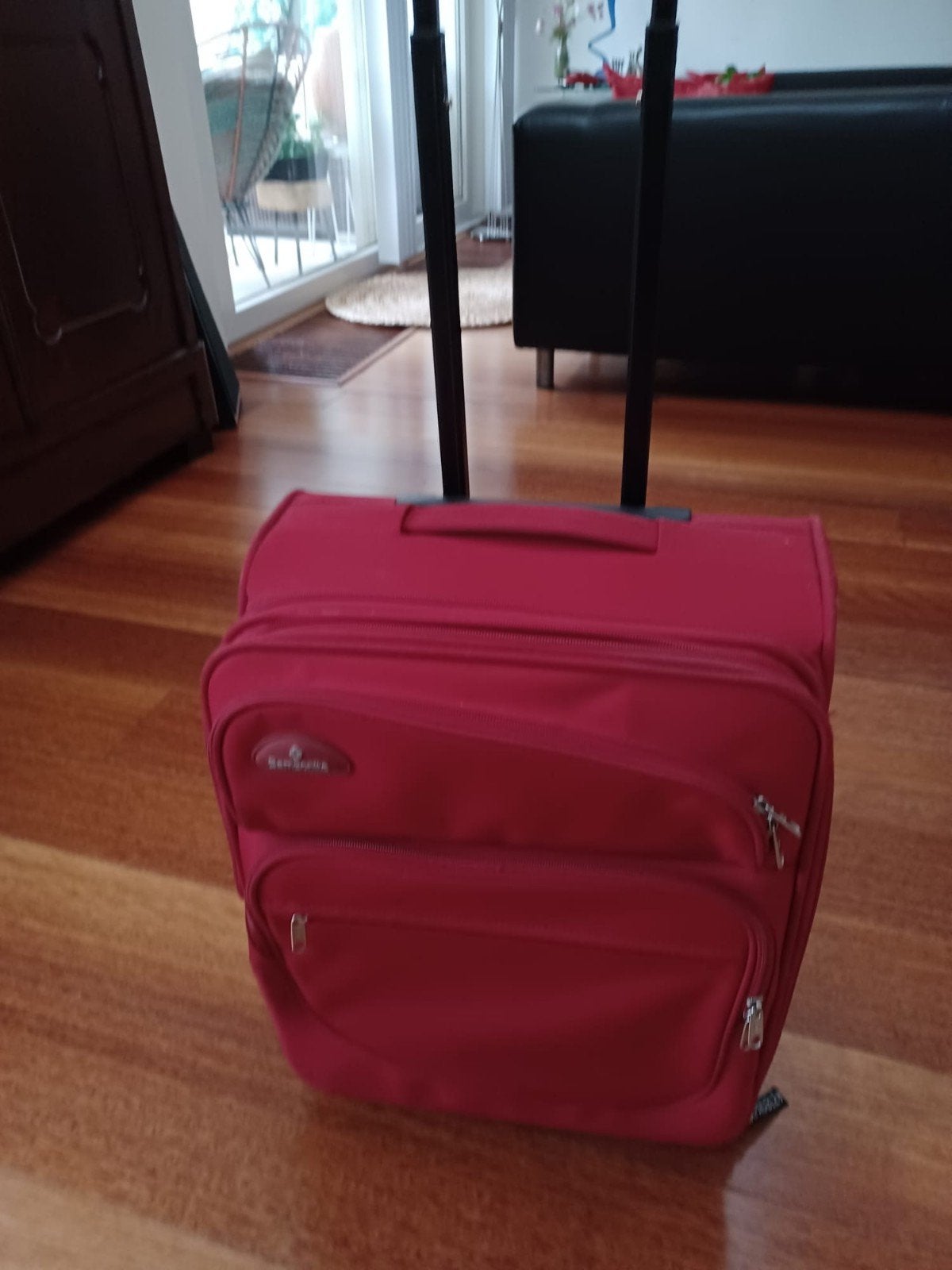 Samsonite reiskoffer - Rood, compact / handbagage, Ophalen, 30 cm of meer, Gebruikt, Rood