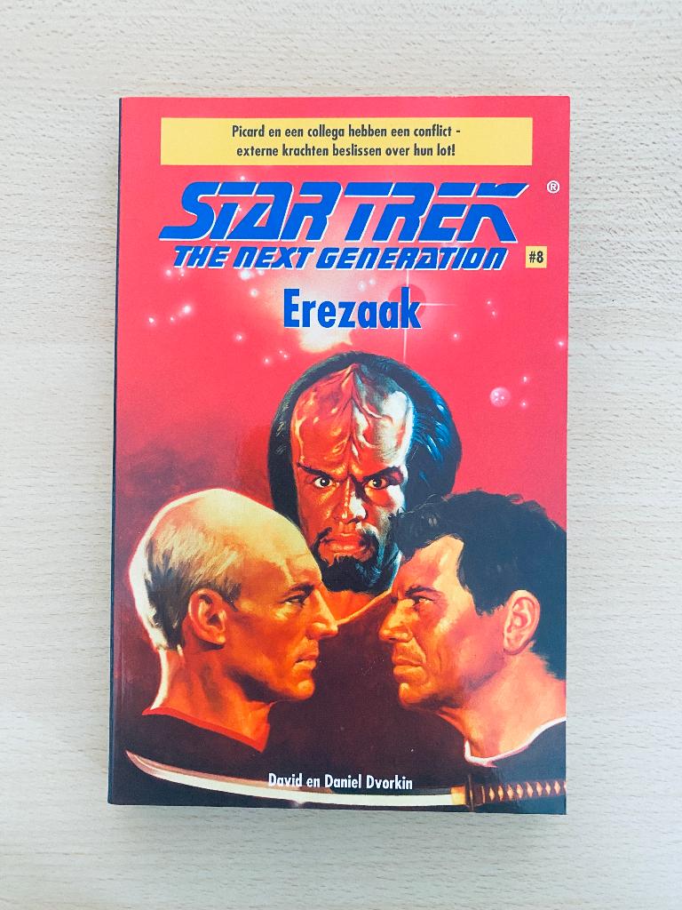 Star Trek: The Next Generation #08 Erezaak, Ophalen of Verzenden, Zo goed als nieuw, David en Daniel Dvorkin